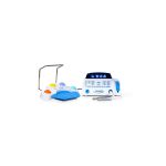 موتور جراحی ایمپلنت اسپتیکو Aseptico مدل AEU 6000 - ژین دنتال